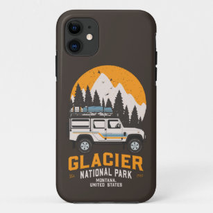 Vintager Glacier Nationalpark Locarno Case-Mate iPhone Hülle