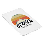 Vintager Glacier-Nationalpark Magnet (Rechte Seite)