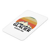 Vintager Glacier-Nationalpark Magnet (Linke Seite)