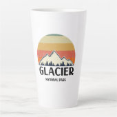 Vintager Glacier-Nationalpark Milchtasse (Vorderseite)