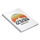Vintager Glacier-Nationalpark Notizblock (Rechte Seite)