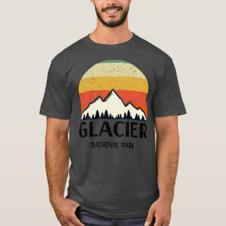 Vintager Glacier-Nationalpark T-Shirt