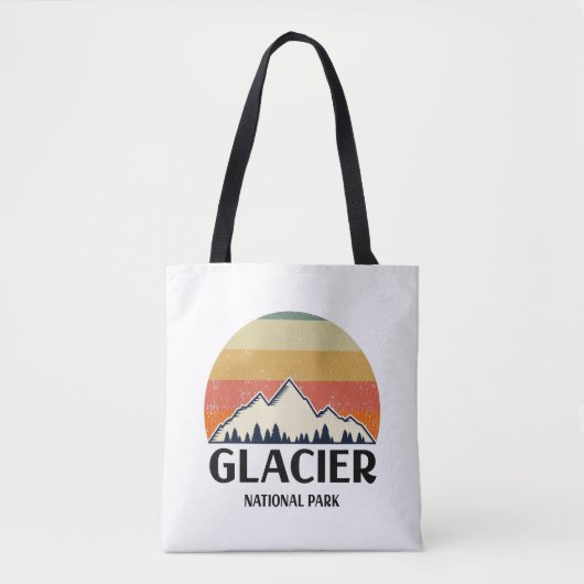Vintager Glacier-Nationalpark Tasche (Vorderseite)