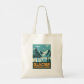Vintager Glacier-Nationalpark Tragetasche (Rückseite)