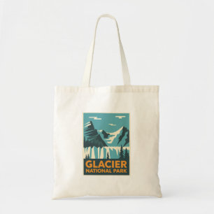 Vintager Glacier-Nationalpark Tragetasche