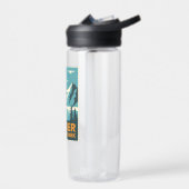 Vintager Glacier-Nationalpark Trinkflasche (Links)