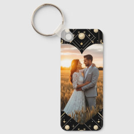 Vintager Glamour Art Deco Hochzeit Schlüsselanhäng Schlüsselanhänger