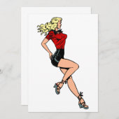 Vintager Glamour Girl Next Door, Blond Blombshell (Vorne/Hinten)