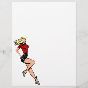 Vintager Glamour Girl Next Door, Blond Blombshell Flyer