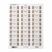 Vintager Glamour Inspiriert Adressetikett (Vorne)