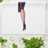 Vintager Glamour Pinacoteca comunale Casa Rusca Geschirrtuch (Gefaltet)