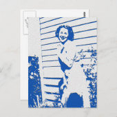 Vintager Glamour Postkarte (Vorne/Hinten)