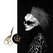 Vintager Glamour Schwarz-Weiß-Mode Dekoupage Seidenpapier