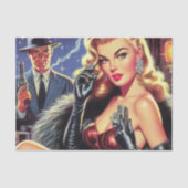 Vintager Glamour Seidenpapier (Vorderseite)