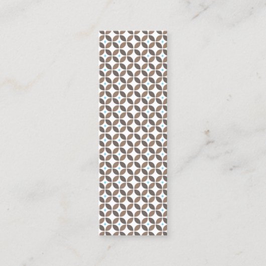 VINTAGER GLAMOUR Slim Business Card Mini Visitenkarte (Vorderseite)