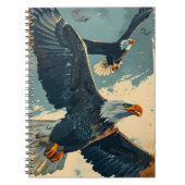 Vintager Glatzadler Notizblock (Vorderseite)