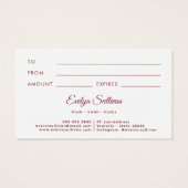 Vintager Glitzer Rahmen rosa Bugkarte (Rückseite)