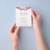 Vintager Glitzer Rahmen Rosa Bugkie Flyer (Gruppe)