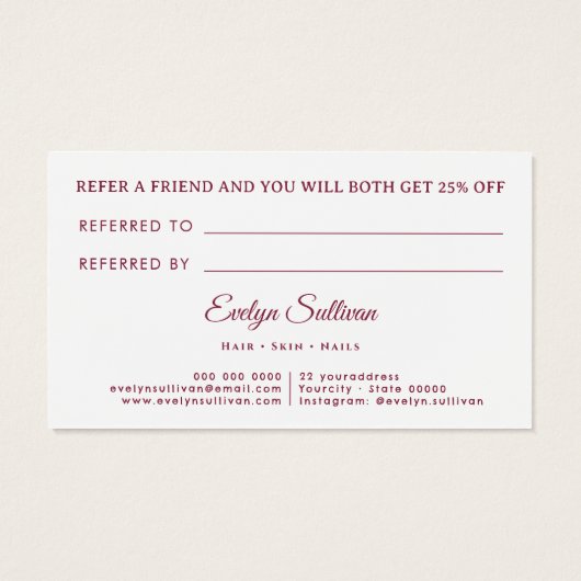 Vintager Glitzer Rahmen rosa Bugverweiskarte (Rückseite)