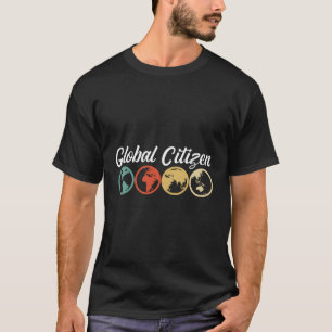 Vintager globaler Bürger, Weltfriedenspakt beunruh T-Shirt