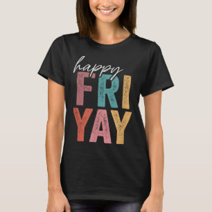 Vintager Glückwunsch Fr. Freitag Spaß Lehrer TGIF T-Shirt
