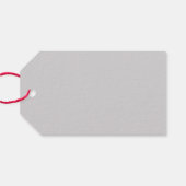 Vintager Gnome Weihnachten Geschenkanhänger (Rückseite Horizontal)