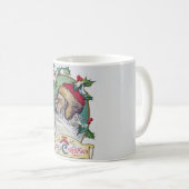 Vintager Gnome Weihnachten Kaffeetasse (VorderseiteRechts)