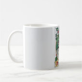 Vintager Gnome Weihnachten Kaffeetasse (Links)