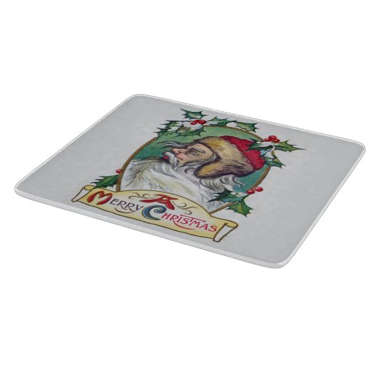 Vintager Gnome Weihnachten Schneidebrett (Ecke)