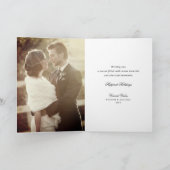 Vintager Gold Deko Feierliche Feiertage Feiertagskarte (Innenseite)