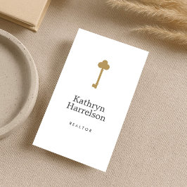 Vintager Gold Key - Anwesen - Innenarchitektur II Visitenkarte