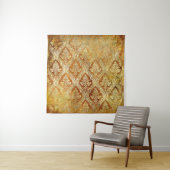 Vintager goldfarbener Hintergrund Wandteppich (Beispiel)