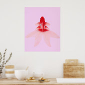 Vintager Goldfisch Wallart Poster (Küche)