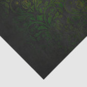 Vintager Goldflorengatter Seidenpapier (Detail)