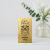 Vintager Goldschäberladen Visitenkarte (Stehend Vorderseite)