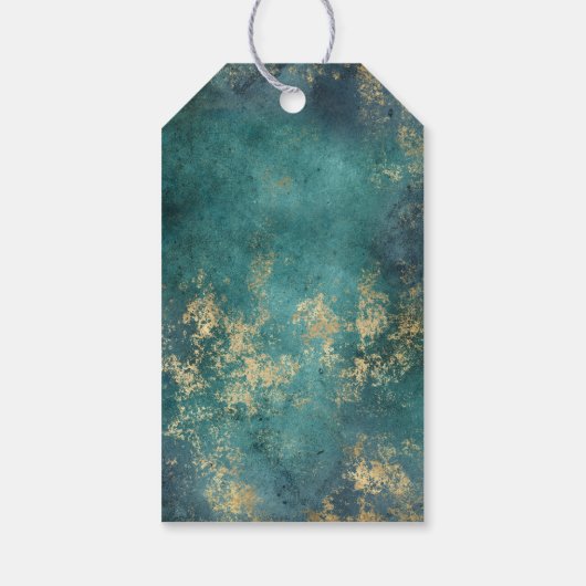 Vintager Goldschlüssel Geschenkanhänger (Rückseite)