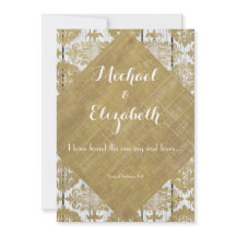 Vintager Goldteufel und Holz mit Bibelverse