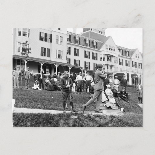 Vintager Golf in den 90er Jahren Postkarte (Vorderseite)