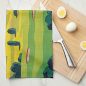 Vintager Golf Lausanne Geschirrtuch (Viertel Falte)