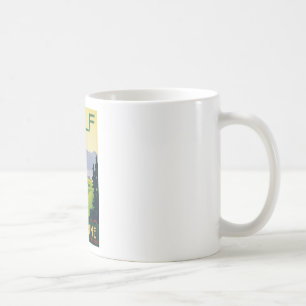 Vintager Golf Lausanne Kaffeetasse