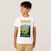 Vintager Golf Lausanne T-Shirt (Vorne ganz)