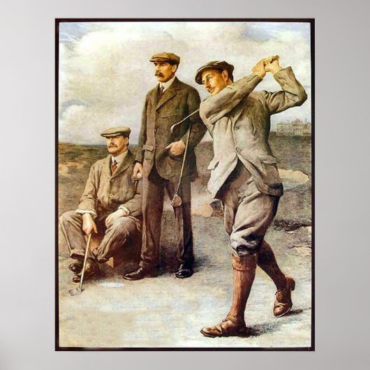 Vintager Golf Poster (Vorne)