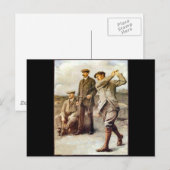 Vintager Golf Postkarte (Vorne/Hinten)