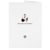 Vintager Golf Sports Spaß, Alberner Golfer (Hinten)