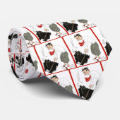 Vintager Golf Sports Spaß, Alberner Golfer Krawatte (Gerollt)