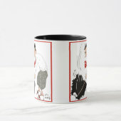 Vintager Golf Sports Spaß, Alberner Golfer Tasse (Zentrum)