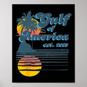 Vintager Golf von Amerika Beach Lovers Sum Poster