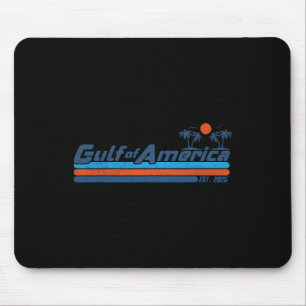 Vintager Golf von Amerika Est 2025 Beach Palm Gu Mousepad