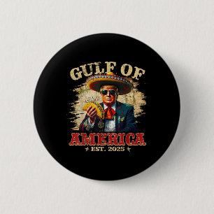 Vintager Golf von Amerika nach 2025 Funny Trump Button