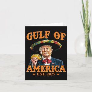 Vintager Golf von Amerika nach 2025 Funny Trump Karte